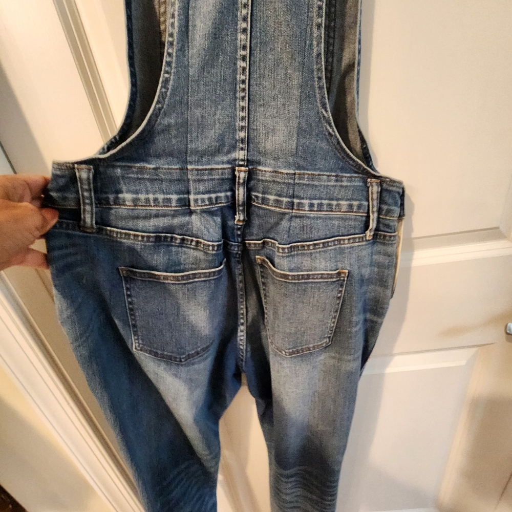 Madewell Blue Denim Jeans Overalls - Picture 10 of 14